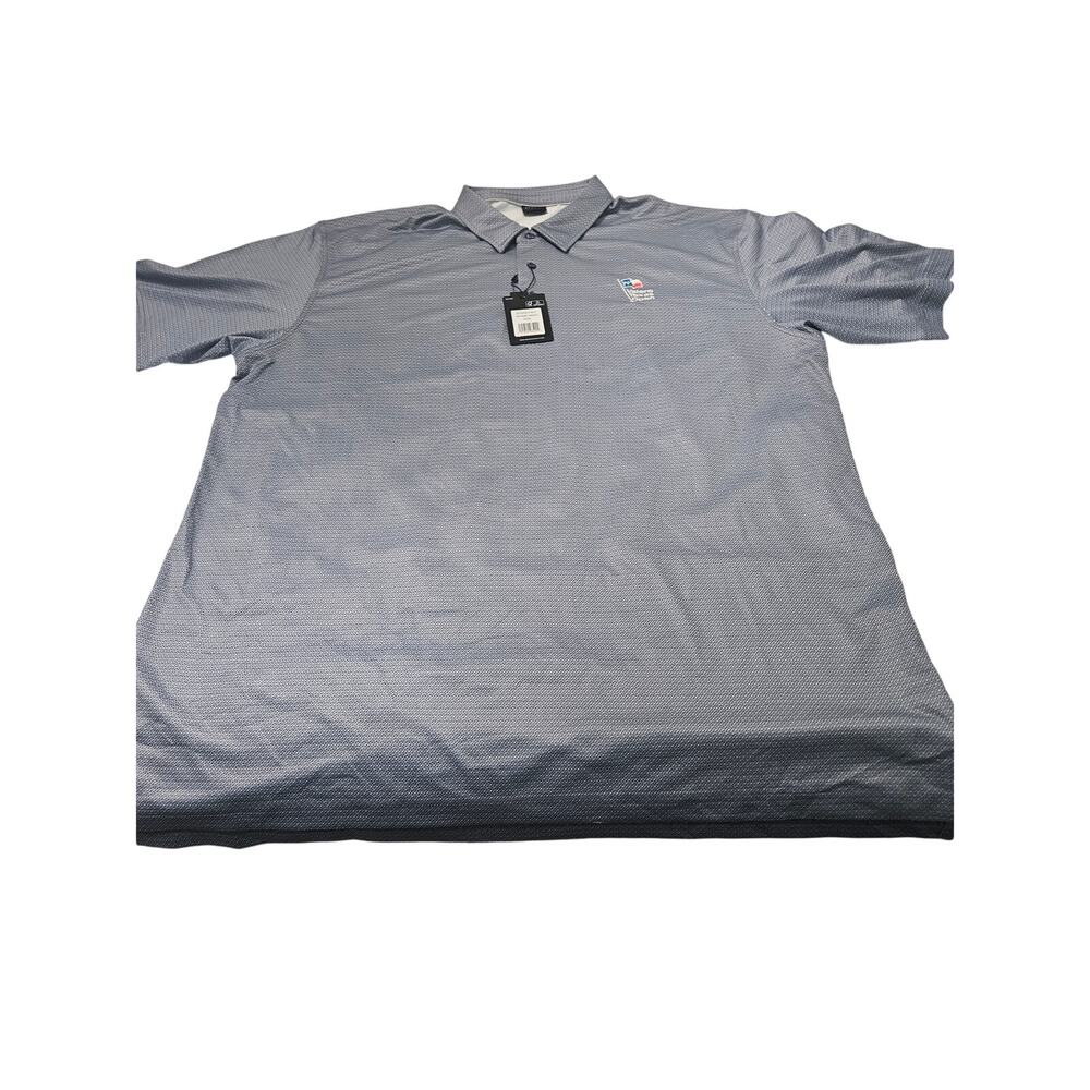 Dunning Erwick Mens Golf Logo Polo Gray in size 3XL
